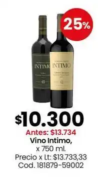 Coto Intimo - vino oferta