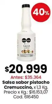 Coto Salsa sabor pistacho, cod. 616450 oferta