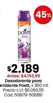 Coto Poett - desodorante para ambiente oferta