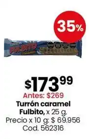 Coto Fulbito - turrón caramel oferta