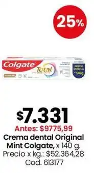 Coto Colgate - crema dental original mint oferta