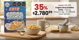 Coto Coto - copos azucarados oferta