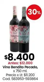 Coto Pecado - vino bendito oferta