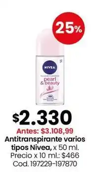 Coto Nivea - antitranspirante oferta