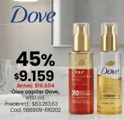 Coto Dove - óleo capilar x 110 ml. cod. 588909-616202 oferta