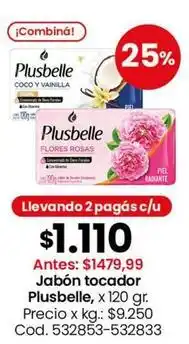Coto Plusbelle - jabón tocador oferta