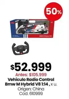 Coto Origen - vehículo radio control v8 1:14, x u. cod. 610999 oferta