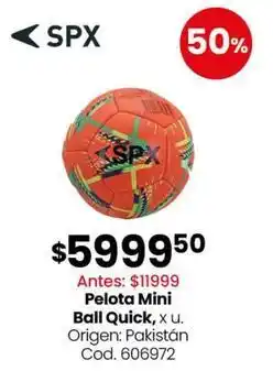 Coto Pelota mini ball quick, x u. cod. 606972 oferta