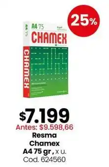 Coto Resma a4 75 gr, x u. cod. 624560 oferta
