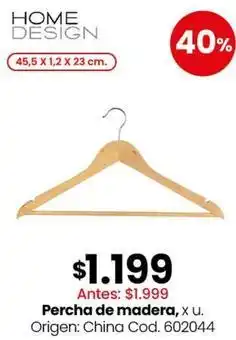 Coto Origen - percha de madera oferta
