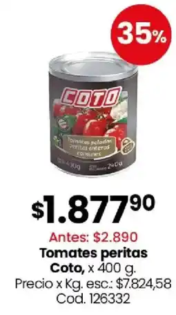 Coto Coto tomates peritas oferta