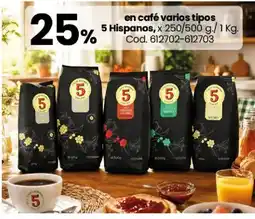Coto Hispanos café varios tipos oferta