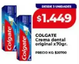 Supermayorista Vital Colgate crema dental original oferta