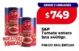 Supermayorista Vital S&P tomate entero oferta