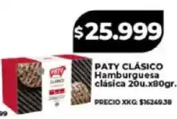 Supermayorista Vital Paty hamburguesa clásica oferta