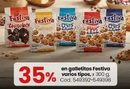 Coto Festiva galletitas varios tipos oferta