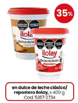 Coto Ilolay dulce de leche clásico/repotero oferta