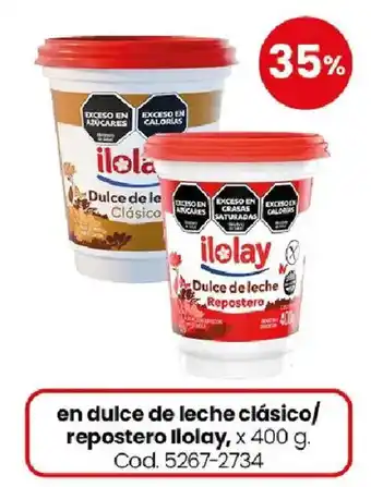 Coto Ilolay dulce de leche clásico/repotero oferta