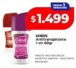 Supermayorista Vital Hinds antitranspirante r-on oferta