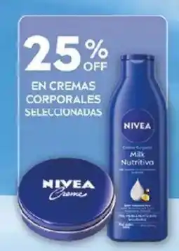 Coto Nivea cremas corporales seleccionadas oferta