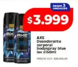 Supermayorista Vital Axe desodorante corporal bodyspray blue oferta