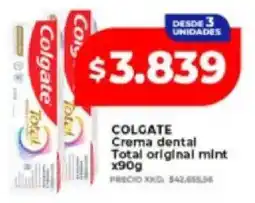 Supermayorista Vital Colgate crema dental total original mint oferta