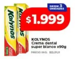 Supermayorista Vital Kolynos crema dental super blanco oferta