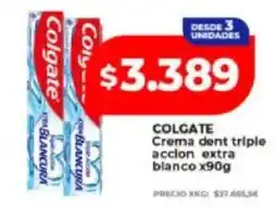 Supermayorista Vital Colgate crema dent triple accion extra blanco oferta