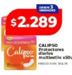 Supermayorista Vital Calipso protectores diarios multiestilo oferta