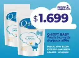 Supermayorista Vital Q-soft baby toalla humeda oferta