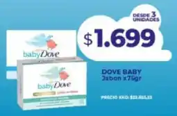 Supermayorista Vital Dove baby jabon oferta