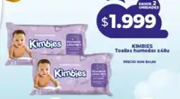 Supermayorista Vital Kimbies toallas humedas oferta