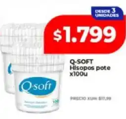 Supermayorista Vital Q-soft hisopos pote oferta