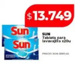 Supermayorista Vital Sun tableta para lavavajilla oferta