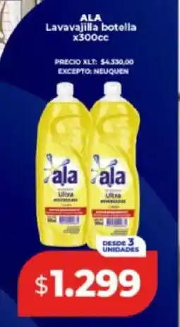 Supermayorista Vital Ala lavavajilla botella oferta