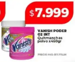 Supermayorista Vital Vanish poder o2 int quitmanchas polvo oferta