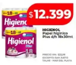 Supermayorista Vital Higienol papel higinico plus d/h oferta