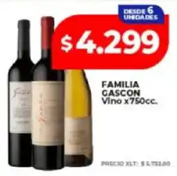 Supermayorista Vital Familia gascon vino oferta