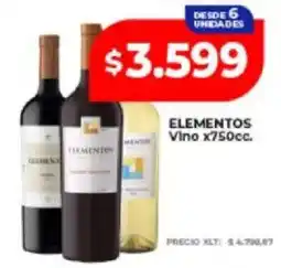 Supermayorista Vital Elementos vino oferta