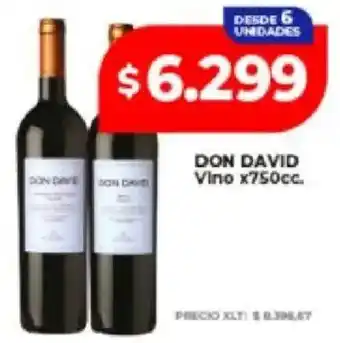 Supermayorista Vital Don david vino oferta