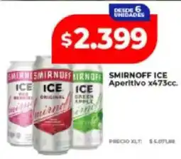 Supermayorista Vital Smirnoff ice aperitivo oferta
