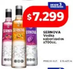 Supermayorista Vital Sernova vodka saborizados oferta