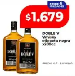 Supermayorista Vital Doble v whisky etiqueta negra oferta