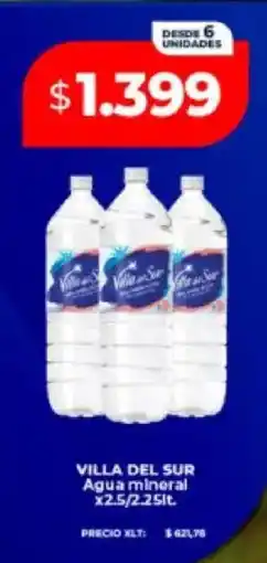 Supermayorista Vital Villa del sur agua mineral oferta