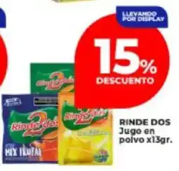 Supermayorista Vital Rinde dos jugo en polvo oferta