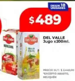 Supermayorista Vital Del valle jugo x200ml oferta