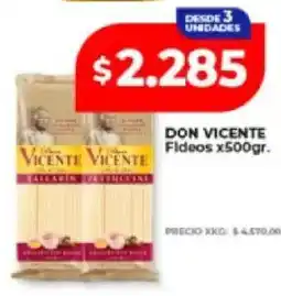 Supermayorista Vital Don vicente fideos oferta