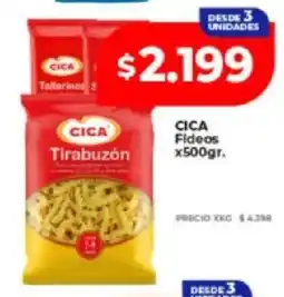 Supermayorista Vital Cica fideos oferta