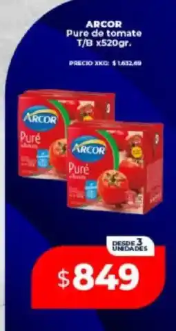 Supermayorista Vital Arcor puré de tomate oferta