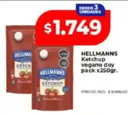 Supermayorista Vital Hellmanns ketchup vegano doy oferta